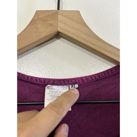 Boho Renaissance Inspired Peasant Tunic Top XL Cottagecore Folk Festival Artsy - Picture 5 of 15